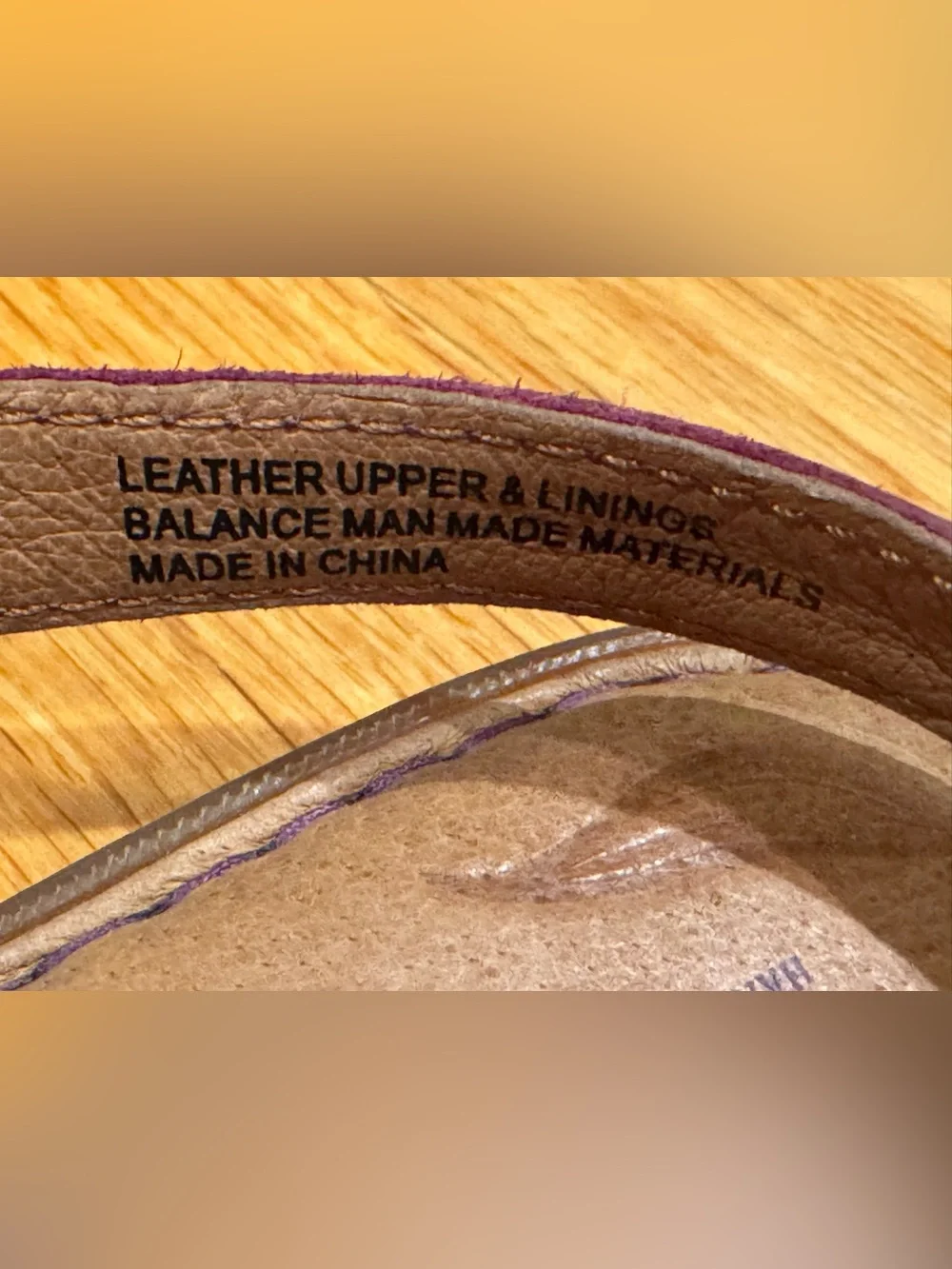Born Women’s Purple Soft Leather Sandals size 8: Hand Crafted Footware: